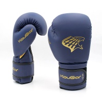 Перчатки боксерские KouGar KO700-6, 6oz, темно-синий
