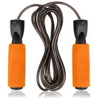 Скакалка трос в ПВХ оплетке с подшипником 3,05 м (оранжевый) (E33370) JJ-303