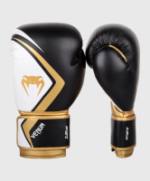 Перчатки Contender 2.0 12oz черн/бел/золот. (арт. VENUM-03540-523-12oz)