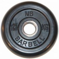 1.25 кг диск (блин) MB Barbell (черный) 31 мм.