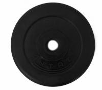 Диск обрезиненный Антат 5 кг, черный (26 мм)