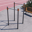  Комплекс Workout BW-39 квадрат 108 мм Пластик