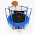 Батут с баскетбольным кольцом I-JUMP BASKET 12ft синий