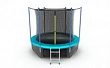 Батут с внутренней сеткой и лестницей EVO JUMP Internal 10ft (Wave) + нижняя сеть